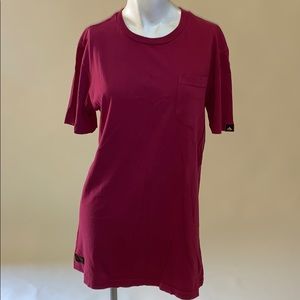 Maroon emerica pocket T S
